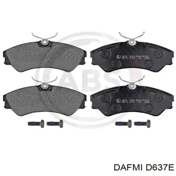 Sapatas do freio dianteiras de disco Dafmi D637E preço, a partir de 27,59 USD