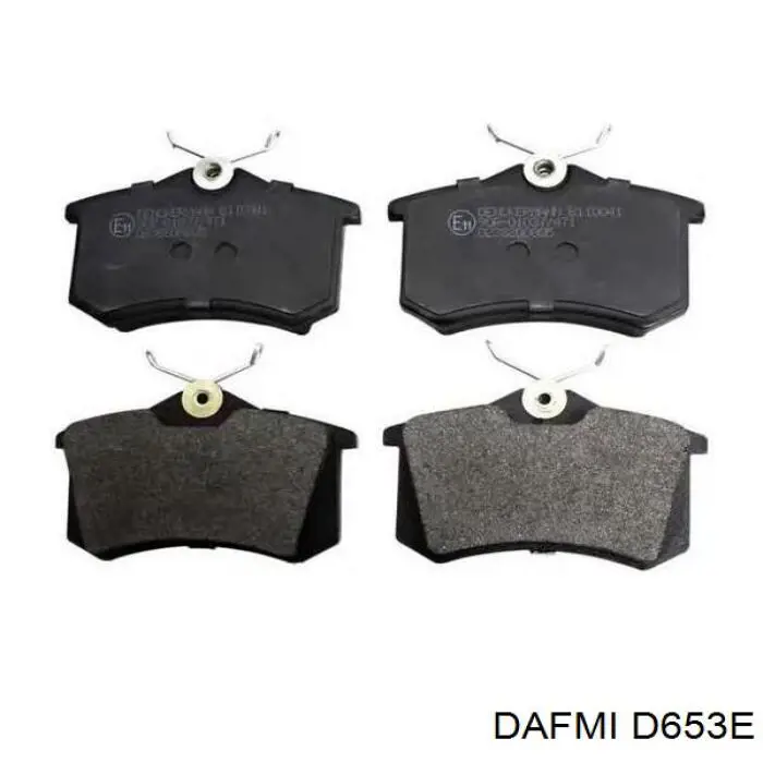 Compre D653E Dafmi Sapatas do freio traseiras de disco