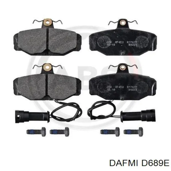 Sapatas do freio traseiras de disco Dafmi D689E preço, a partir de 22,35 USD