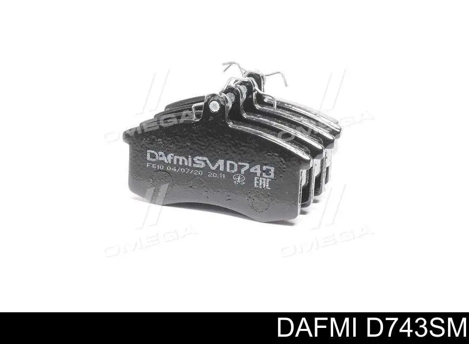 Sapatas do freio dianteiras de disco Dafmi D743SM preço, a partir de 22,26 USD