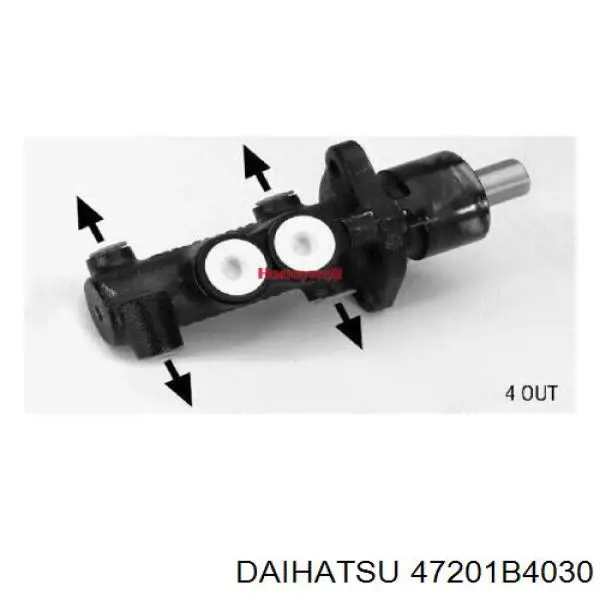 Cilindro mestre do freio Daihatsu Terios II J2