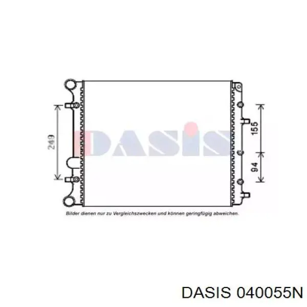 Compre 50140 NRF Radiador de esfriamento de motor