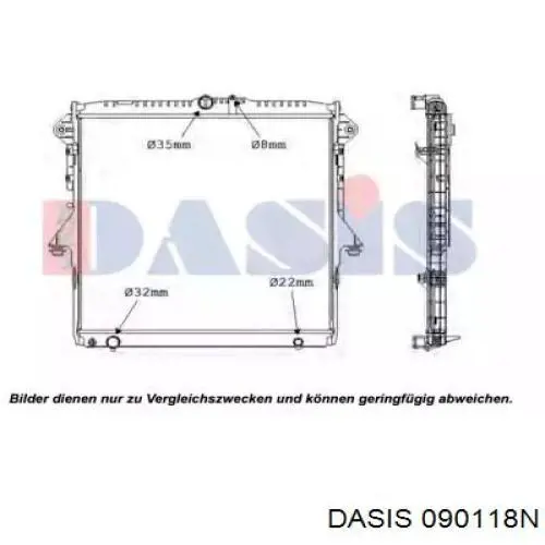 Compre 560001 NRF Radiador de esfriamento de motor