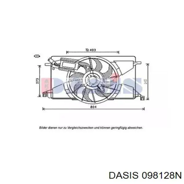 Difusor do radiador de esfriamento, montado com motor e roda de aletas NRF 47959 preço, a partir de 233,19 USD
