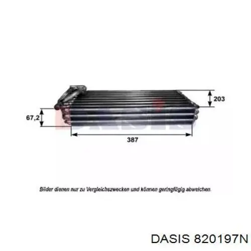  Vaporizador de aparelho de ar condicionado Mercedes Benz Truck TRUCK ACTROS camião de plataforma/chassis (1996 - 2003) 
