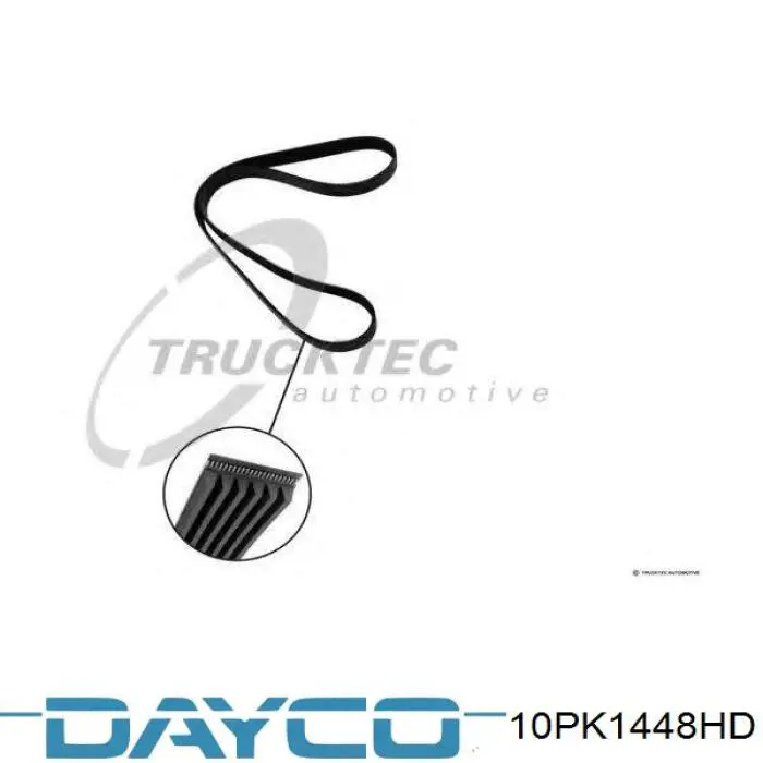 10PK1448HD Dayco Correia dos conjuntos de transmissão