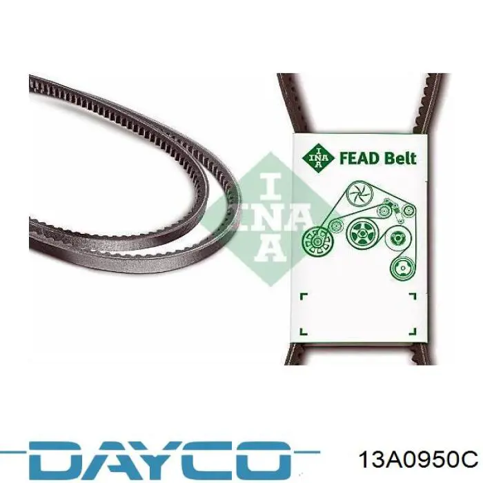 Correia dos conjuntos de transmissão Dayco 13A0950C preço, a partir de 7,88 USD