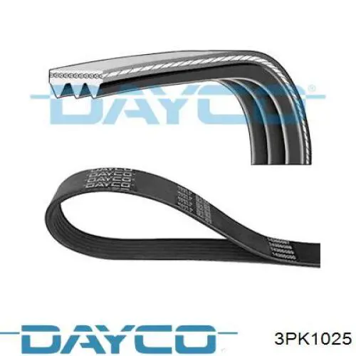 Correia dos conjuntos de transmissão Dayco 3PK1025 preço, a partir de 9,42 USD