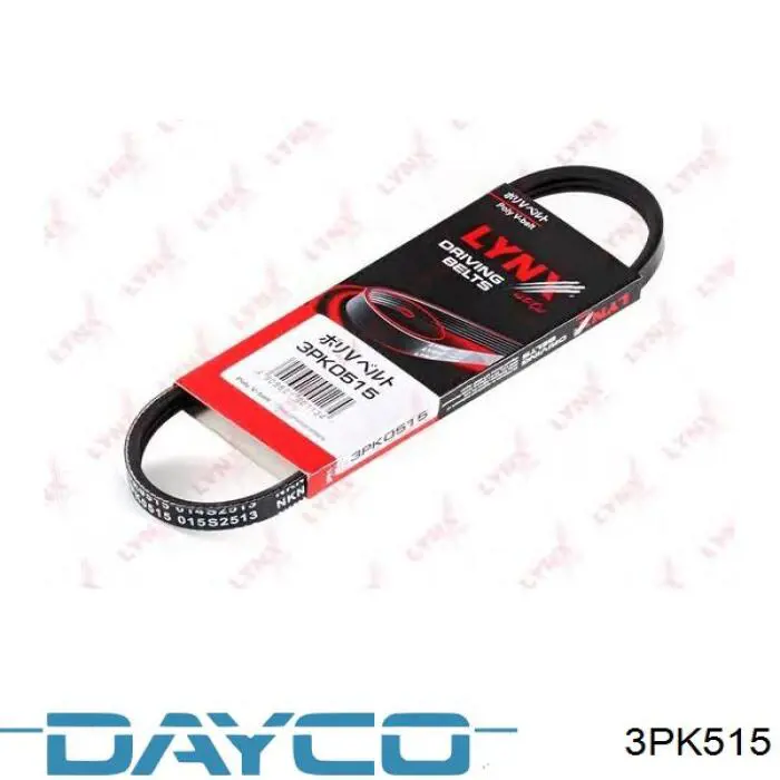 3PK515 Dayco Correia dos conjuntos de transmissão