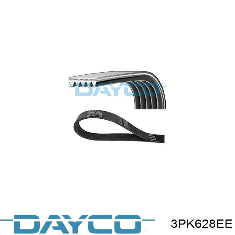 Correia dos conjuntos de transmissão Dayco 3PK628EE preço, a partir de 10,37 USD