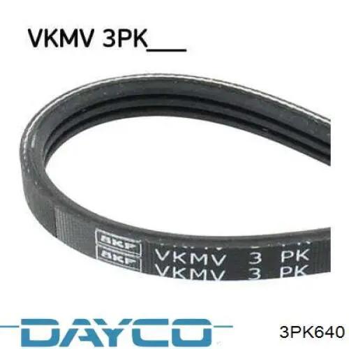Compre 3PK640 Dayco Correia dos conjuntos de transmissão