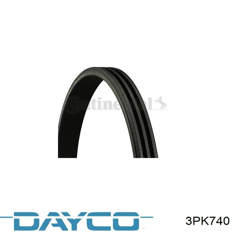 Correia dos conjuntos de transmissão Dayco 3PK740 preço, a partir de 6,03 USD