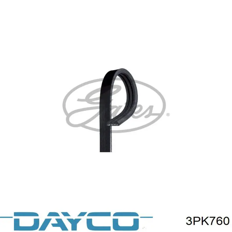 Correia dos conjuntos de transmissão Dayco 3PK760 preço, a partir de 12,47 USD
