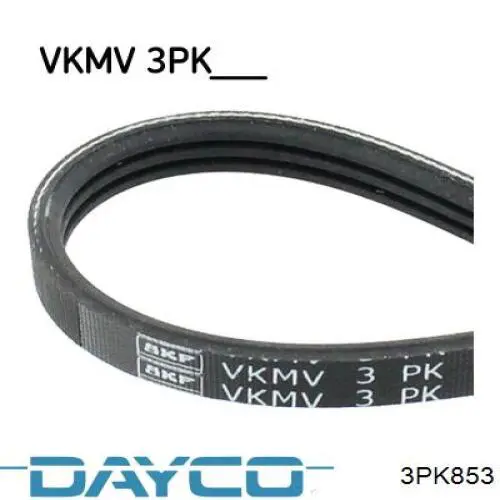 Compre 3PK853 Dayco Correia dos conjuntos de transmissão