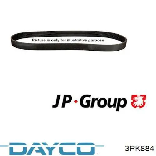 Compre 3PK884 Dayco Correia dos conjuntos de transmissão