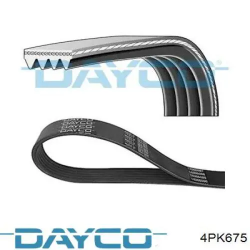 4PK675 Dayco Correia dos conjuntos de transmissão