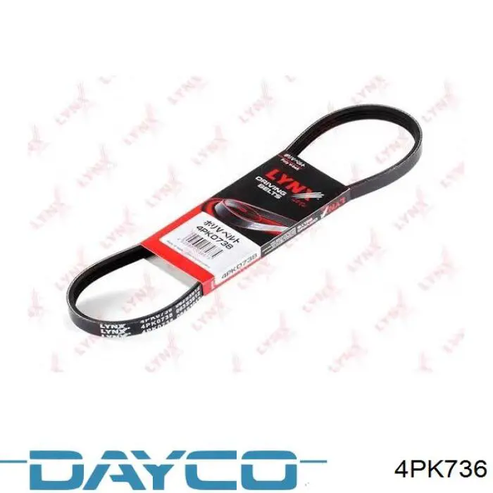Correia dos conjuntos de transmissão Dayco 4PK736 preço, a partir de 7,25 USD