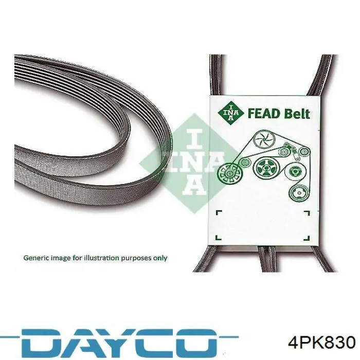 Compre 4PK830 Dayco Correia dos conjuntos de transmissão
