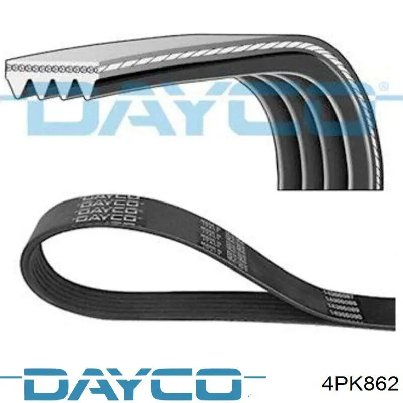 Correia dos conjuntos de transmissão Dayco 4PK862 preço, a partir de 9,57 USD