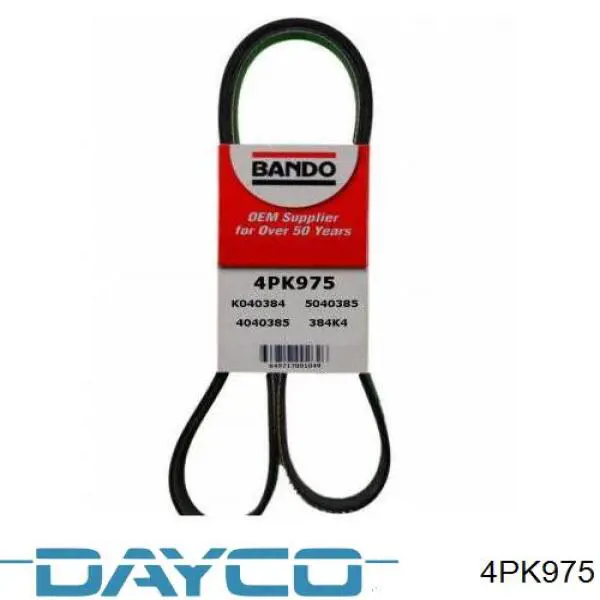 Correia dos conjuntos de transmissão Dayco 4PK975 preço, a partir de 11,16 USD