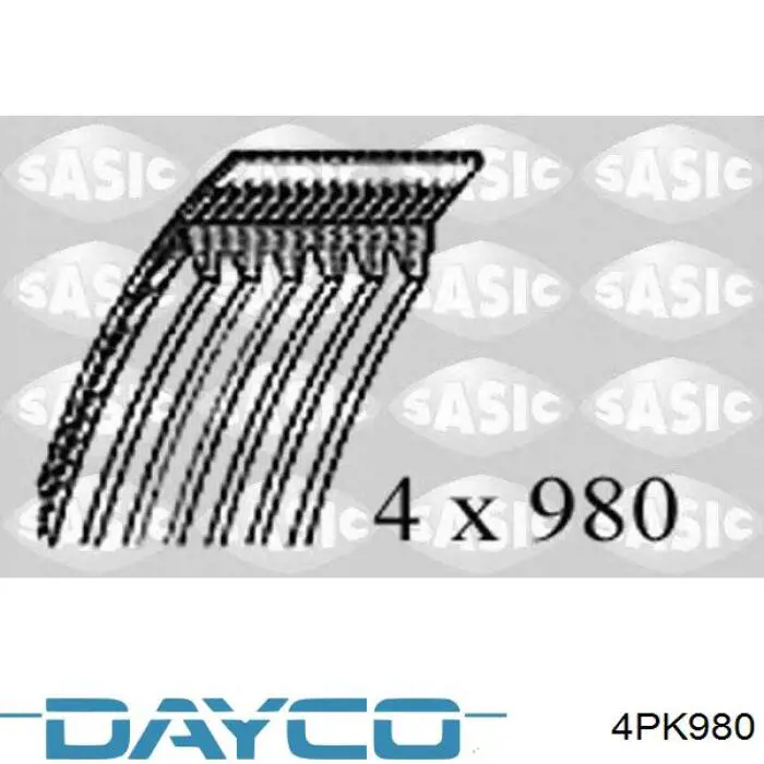 Correia dos conjuntos de transmissão Dayco 4PK980 preço, a partir de 16,13 USD