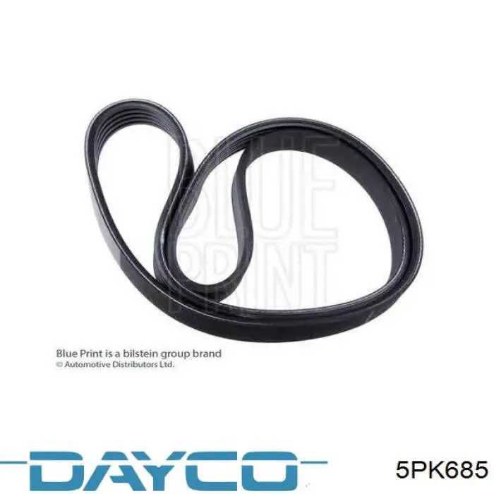 5PK685 Dayco Correia dos conjuntos de transmissão