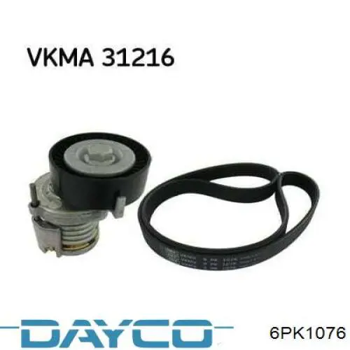 Correia dos conjuntos de transmissão Dayco 6PK1076 preço, a partir de 15,99 USD