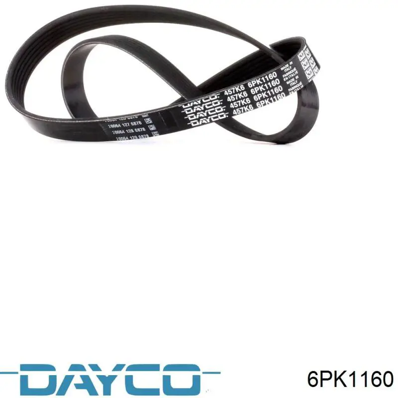 6PK1160 Dayco Correia dos conjuntos de transmissão