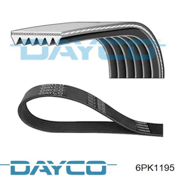 Correia dos conjuntos de transmissão Dayco 6PK1195 preço, a partir de 17,80 USD