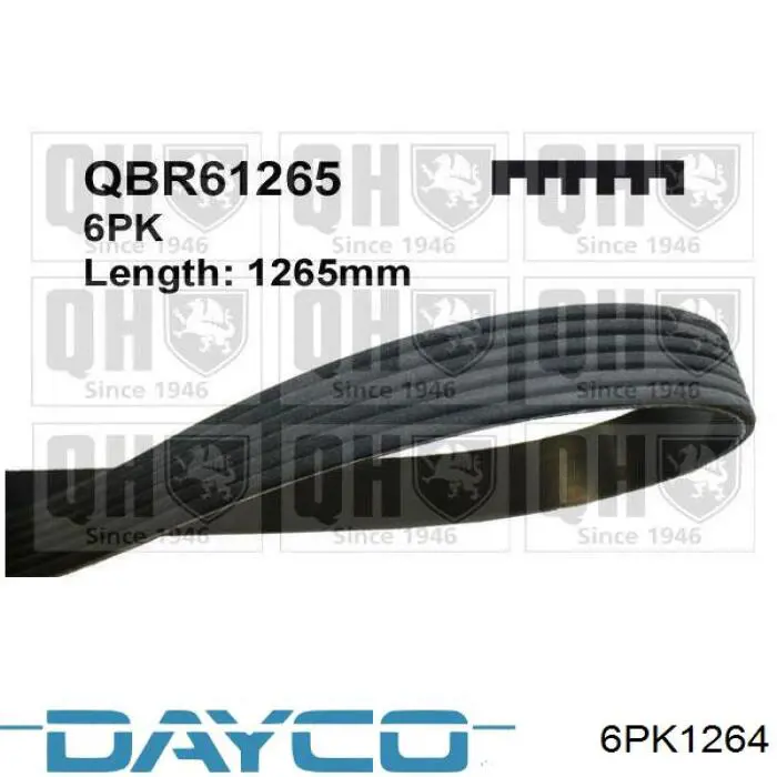 Compre 6PK1264 Dayco Correia dos conjuntos de transmissão
