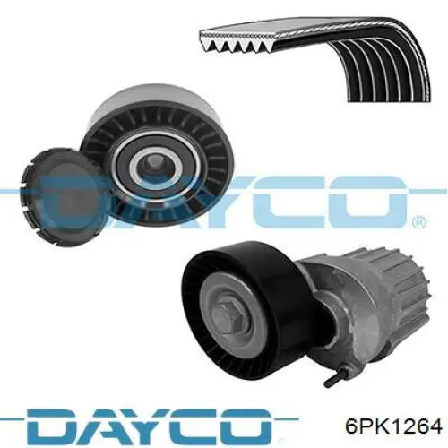 Correia dos conjuntos de transmissão Dayco 6PK1264 preço, a partir de 18,51 USD