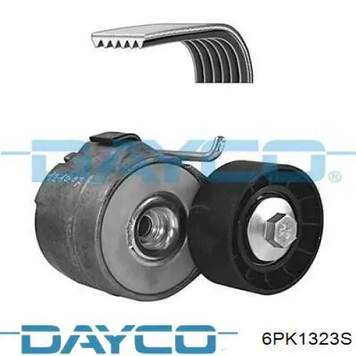 6PK1323S Dayco Correia dos conjuntos de transmissão