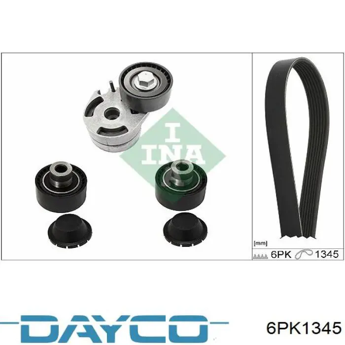 Compre 6PK1345 Dayco Correia dos conjuntos de transmissão