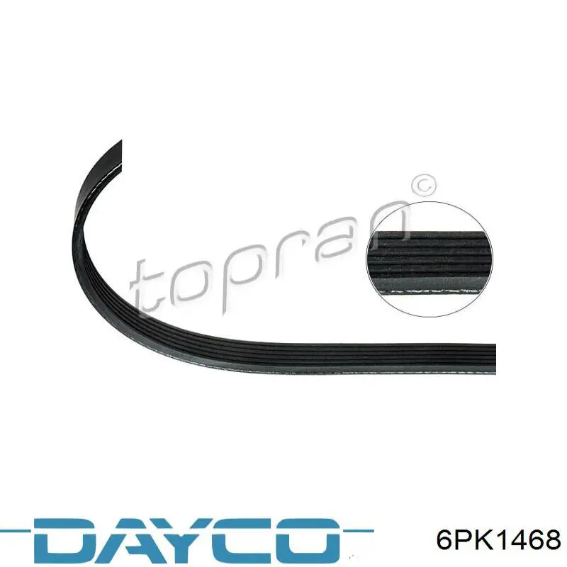 Compre 6PK1468 Dayco Correia dos conjuntos de transmissão