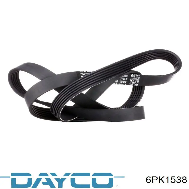 6PK1538 Dayco Correia dos conjuntos de transmissão