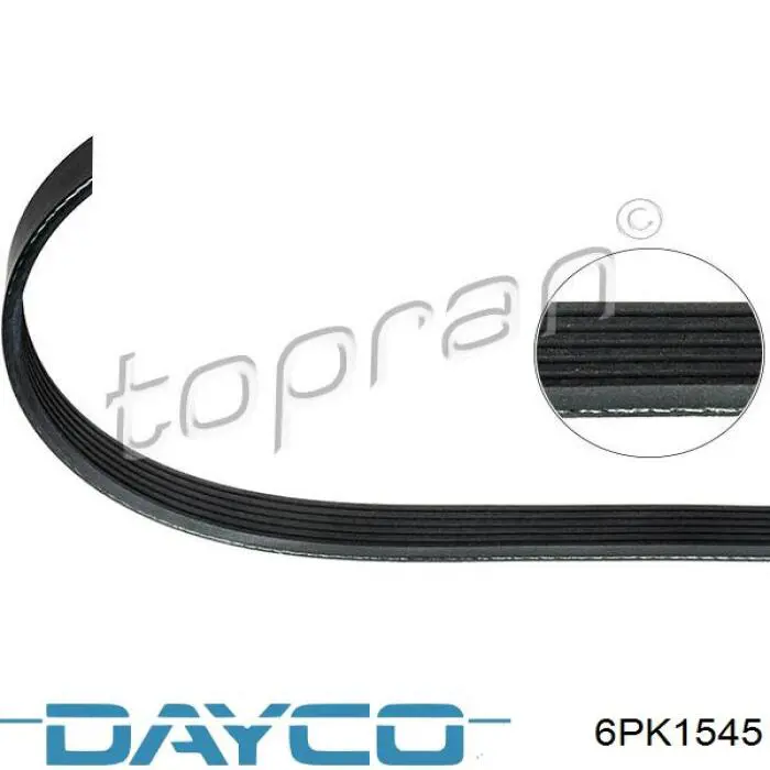 Correia dos conjuntos de transmissão Dayco 6PK1545 preço, a partir de 18,28 USD