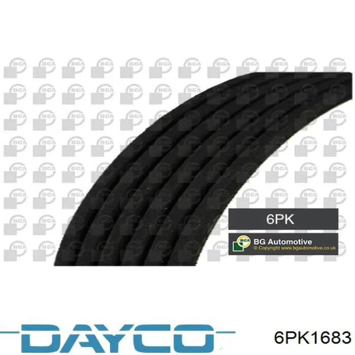 6PK1683 Dayco Correia dos conjuntos de transmissão