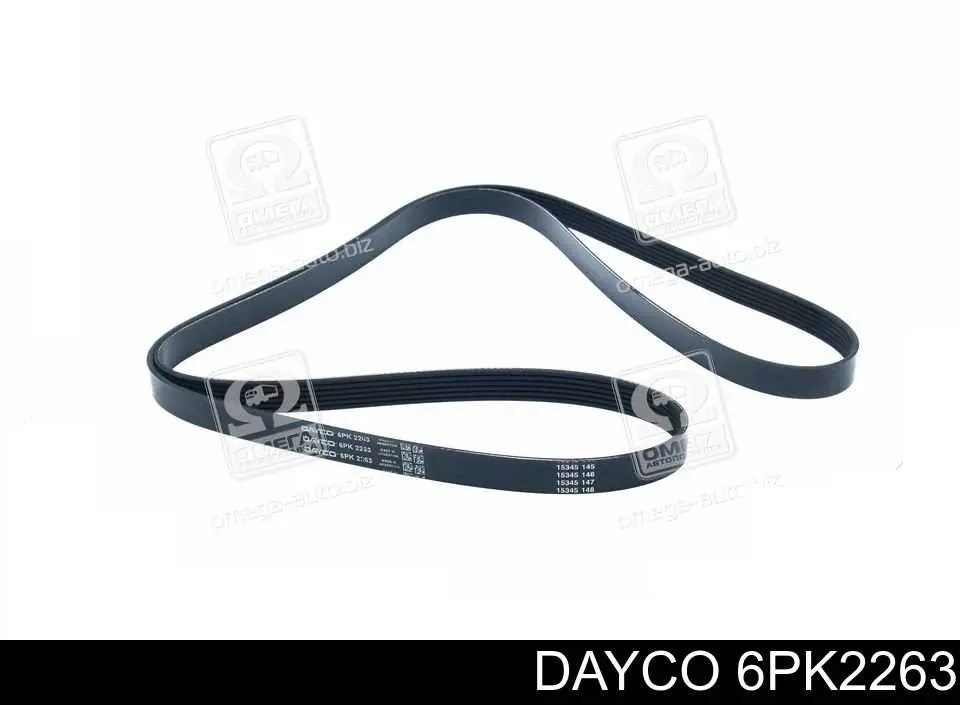 6PK2263 Dayco Correia dos conjuntos de transmissão
