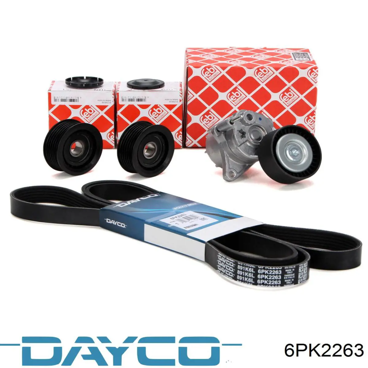 Compre 6PK2263 Dayco Correia dos conjuntos de transmissão