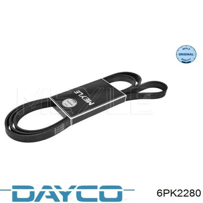 6PK2280 Dayco Correia dos conjuntos de transmissão