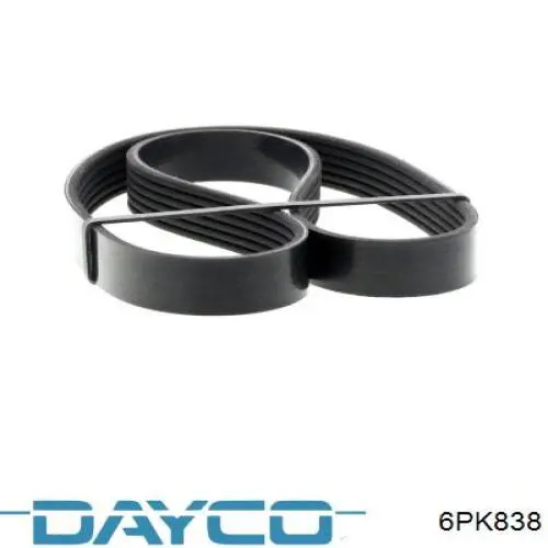 6PK838 Dayco Correia dos conjuntos de transmissão