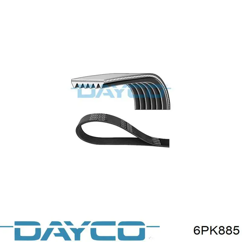 Correia dos conjuntos de transmissão Dayco 6PK885 preço, a partir de 14,85 USD