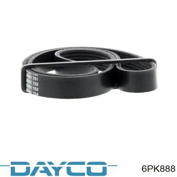6PK888 Dayco Correia dos conjuntos de transmissão