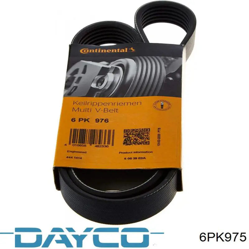 Correia dos conjuntos de transmissão Dayco 6PK975 preço, a partir de 15,53 USD