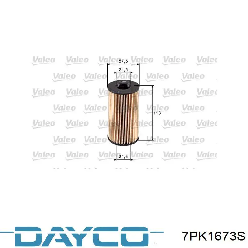 Compre 7PK1673S Dayco Correia dos conjuntos de transmissão
