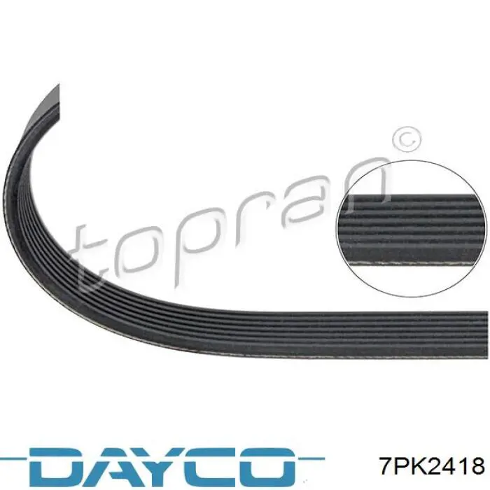 Compre 7PK2418 Dayco Correia dos conjuntos de transmissão