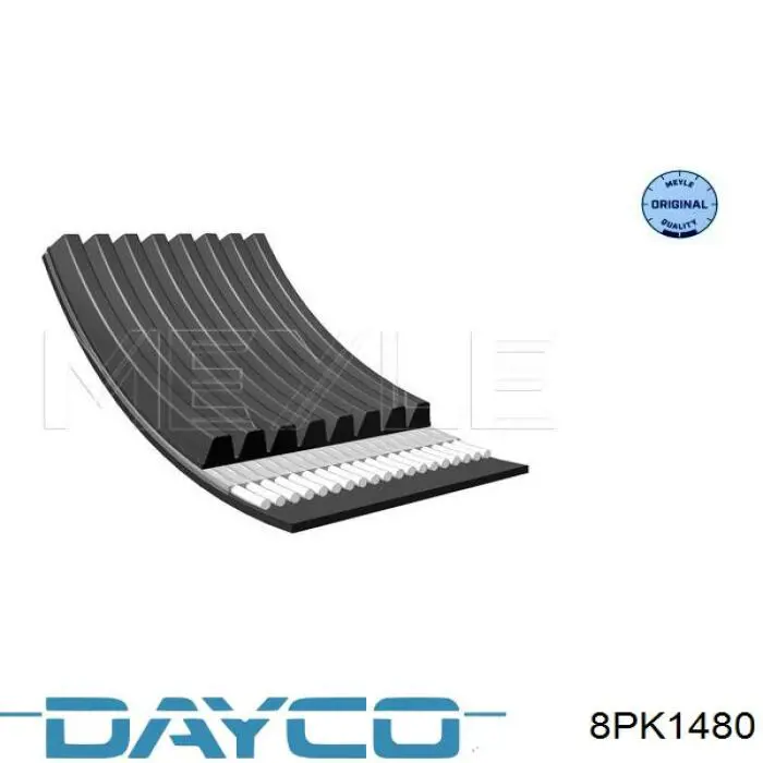 Correia dos conjuntos de transmissão 8PK1480 Dayco