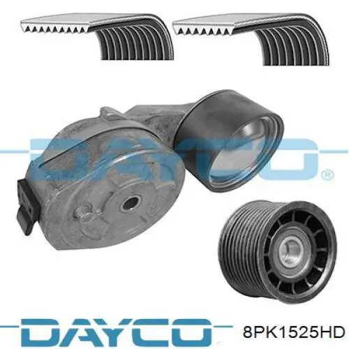 8PK1525HD Dayco Correia dos conjuntos de transmissão