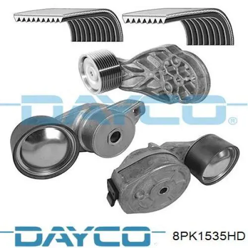 8PK1535HD Dayco Correia dos conjuntos de transmissão