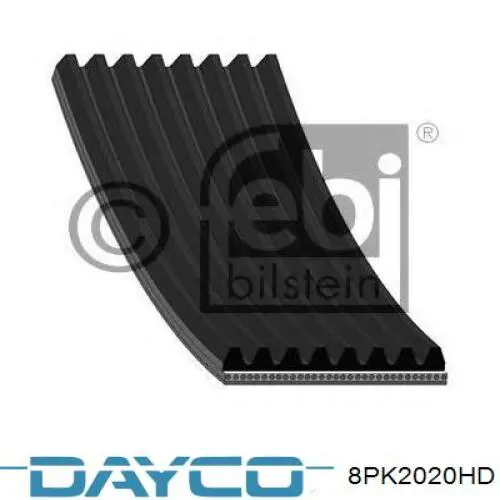 8PK2020HD Dayco Correia dos conjuntos de transmissão